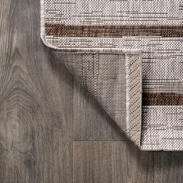 Colonia Berber Stripe Indoor/outdoor Area Rug